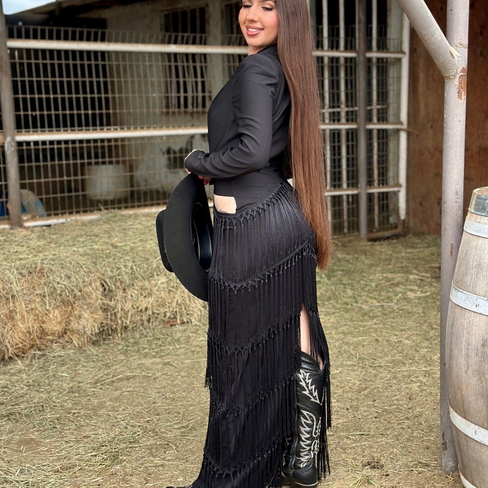 Women’s Fringe Dress - Picture 5 of 9